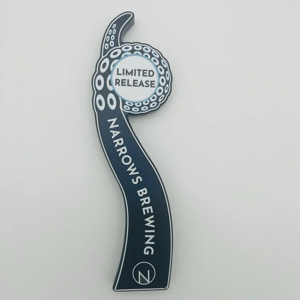 Narrows Brewing Limited Release Tap Handle, Kraken, Tacoma, Wa. Beer, Man Cave